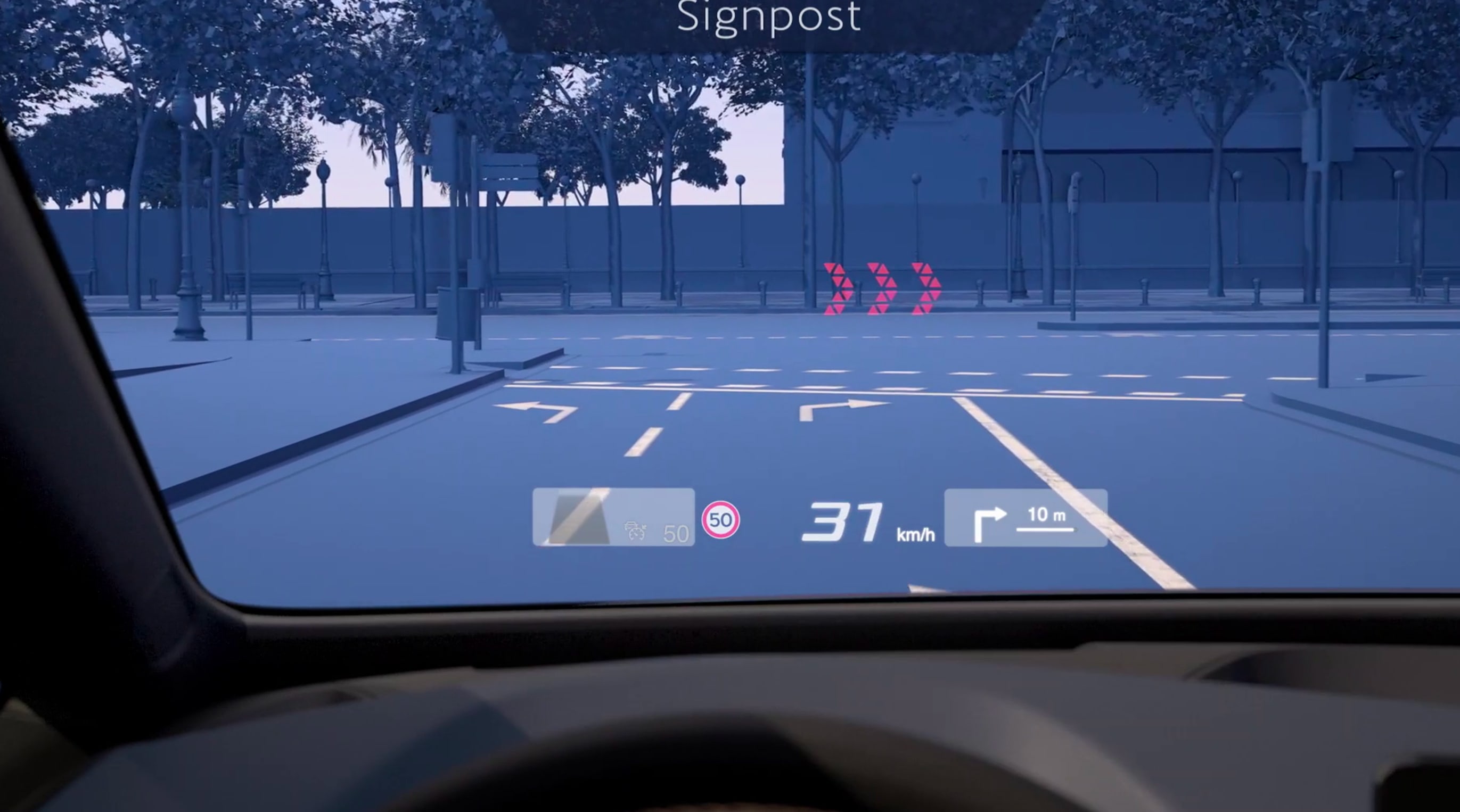 CUPRA Born with augmented reality head-up display in wiper blades