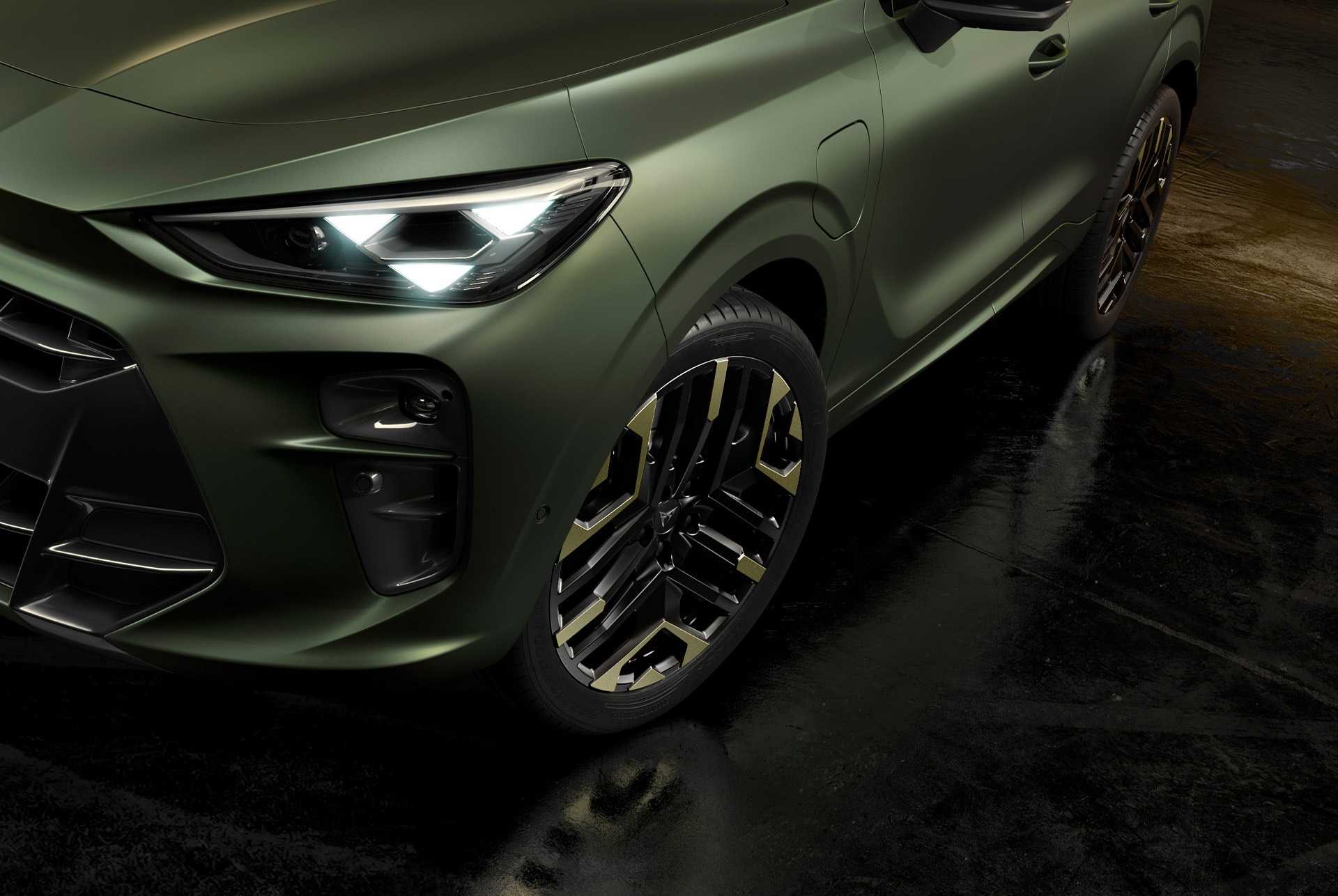 Image of the CUPRA Terramar Tribe Edition featuring 20-inch alloy wheel that combine perfectly with the car’s design lines.